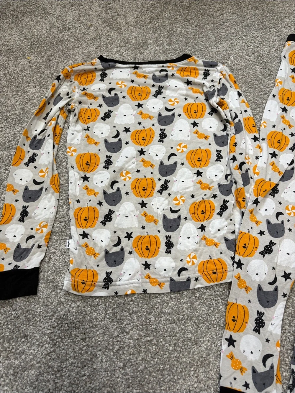 Little Sleepies Boo Crew Pumpkin Halloween Pajamas
